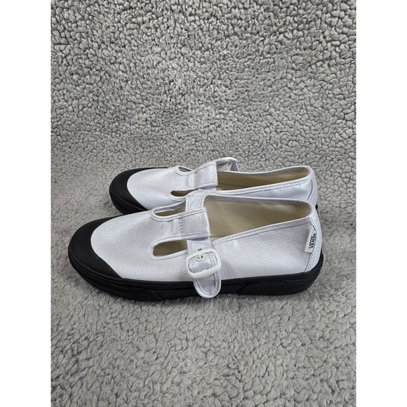 VANS Style 93 Coated Canvas True White Mary Jane Sneakers Shoes Women's Size 8.5 - Picture 12 of 15